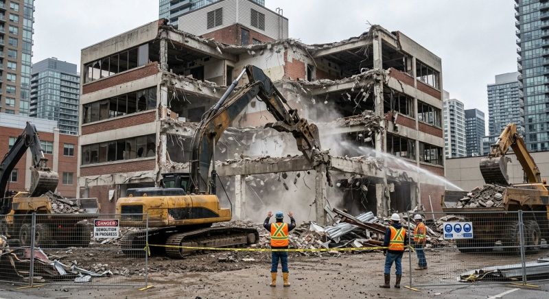 Commercial Site Demolition in Bergen County, NJ