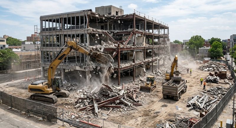 Industrial Demolition in Houston, TX