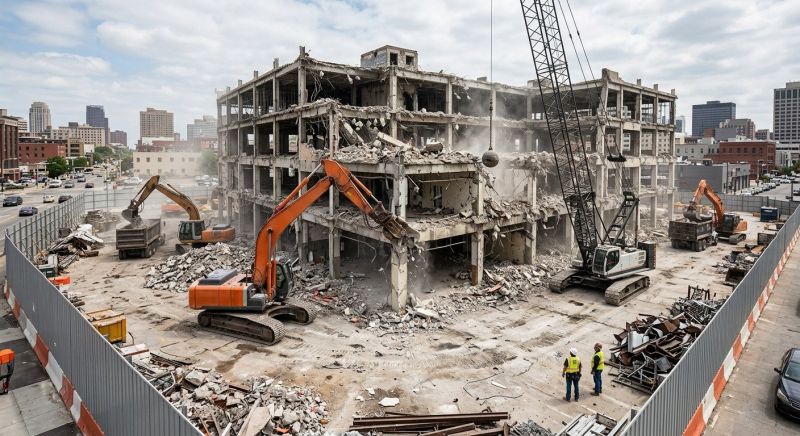 Industrial Demolition in Bergen County, NJ